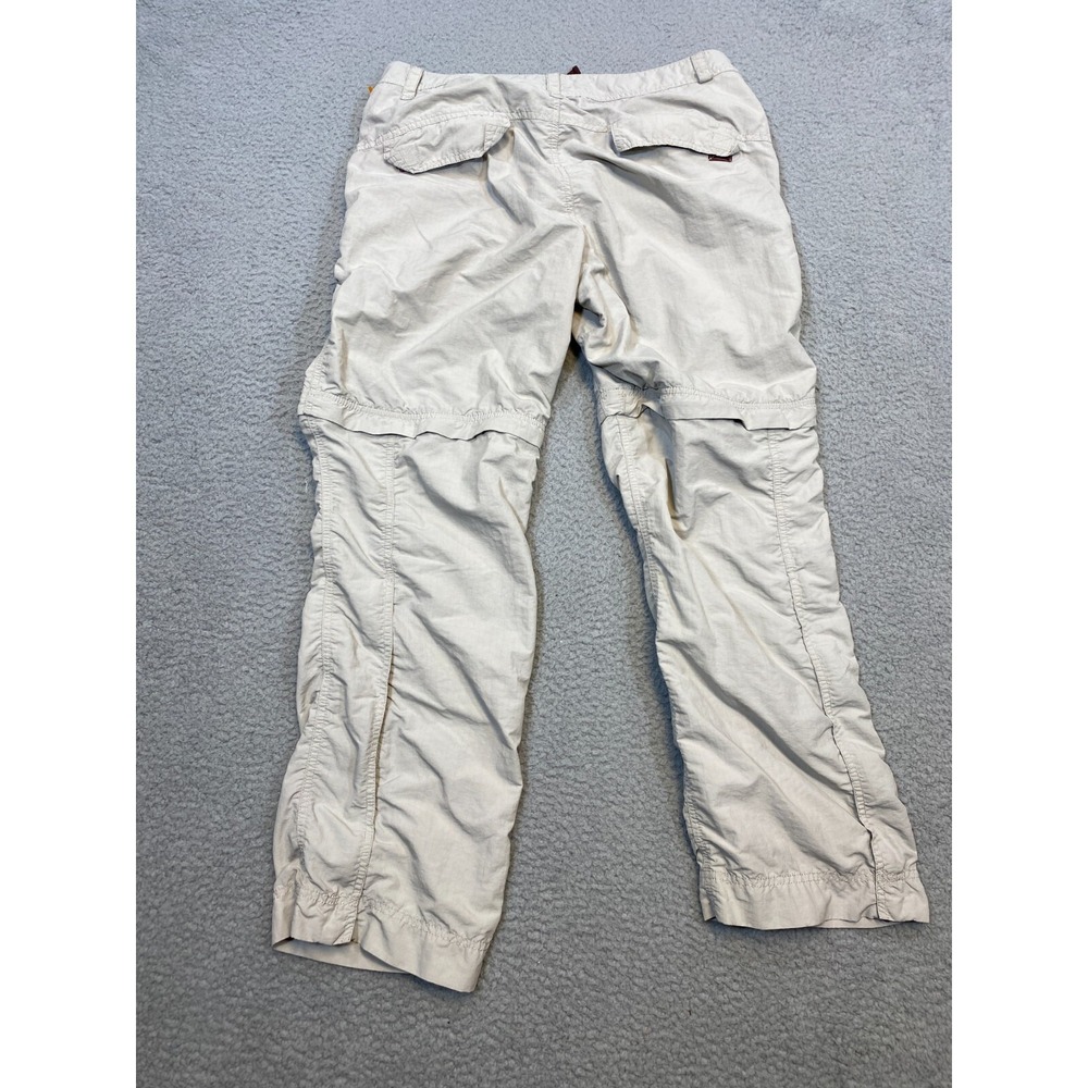 Eddie Bauer Sports Pants Woman's 10 Khaki Convertible‎ Outdoor Camping Hiking